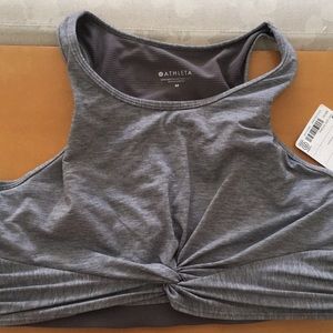 NWT Athleta twist sports bra / crop top